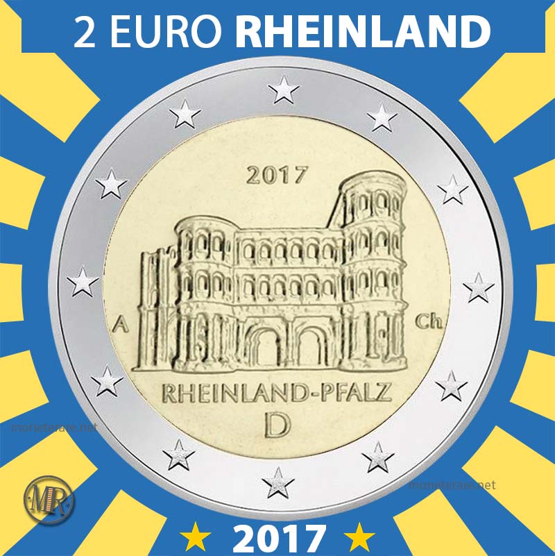 2 Euro 2017 Germania Rheinland-Pfalz