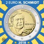 2 Euro 1918-2015 Helmut Schmidt Germania