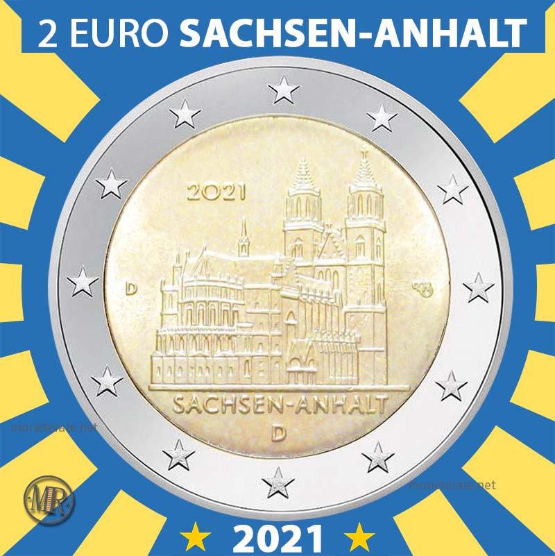 2 Euro 2021 Germania Sachsen-Anhalt