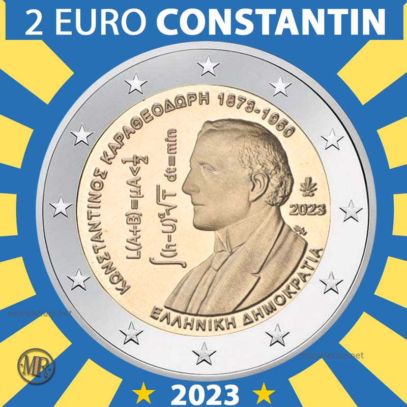 2 Euro Grecia 2023 2 Euro Grecia 2023 Constantin Carathéodory