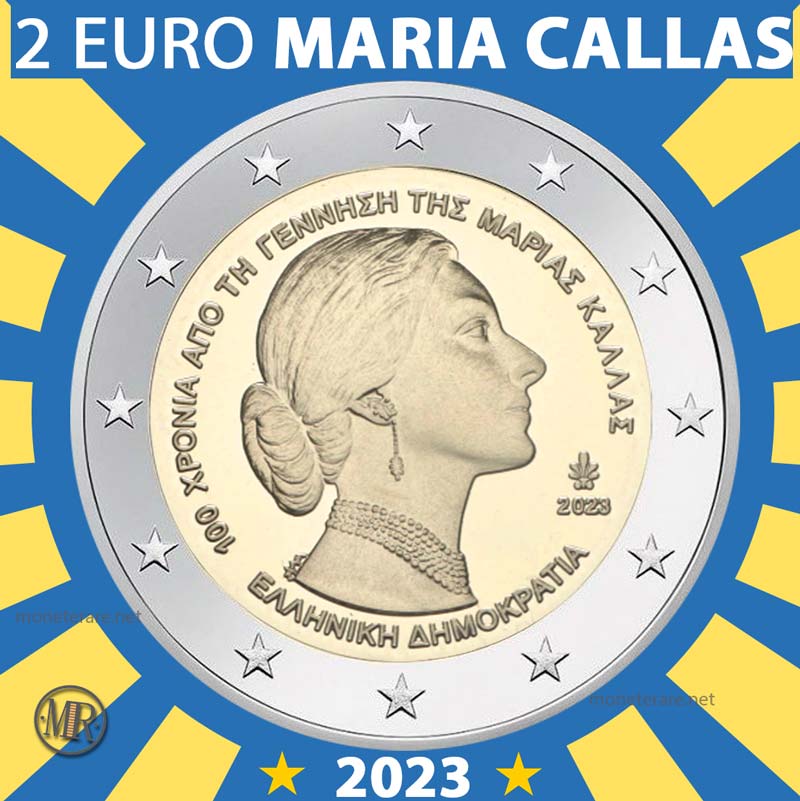 2 Euro 2023 Maria Callas