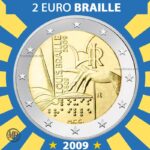 2 Euro 2009 Louis Braille