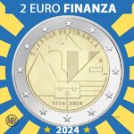 Cover della moneta da 2 euro 2024 italia Finanza