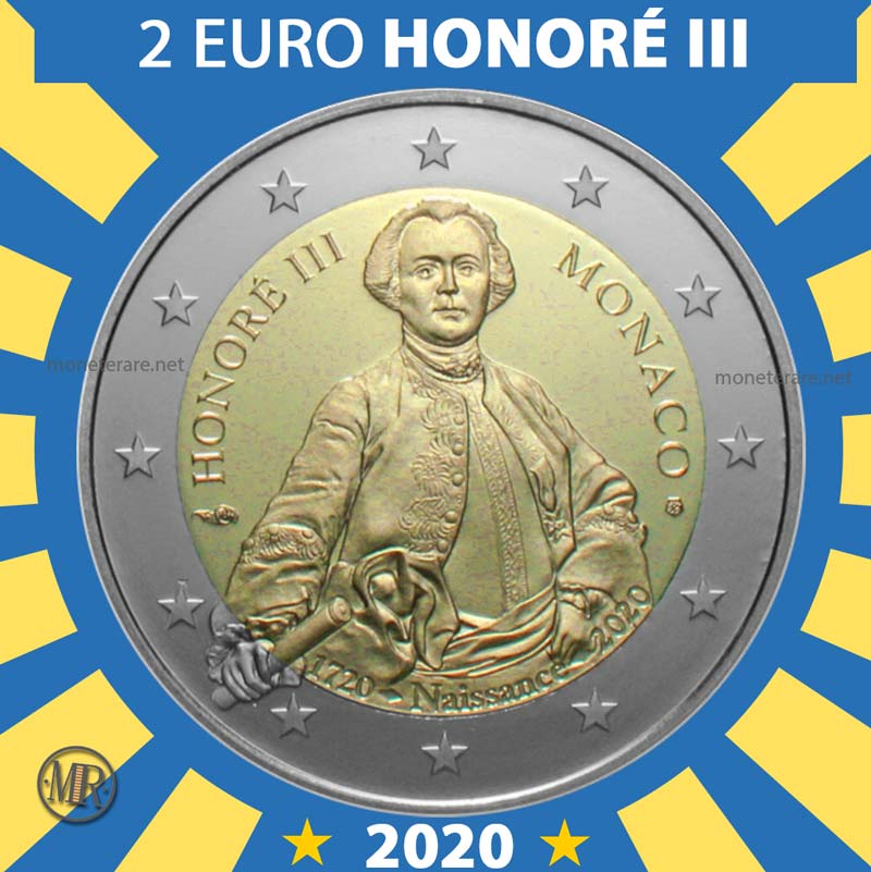 2 Euro Monaco 2020 Honoré III