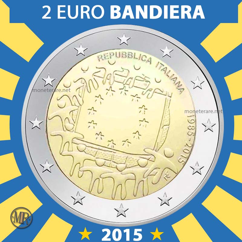 2 Euro Italia 2015 "Bandiera"