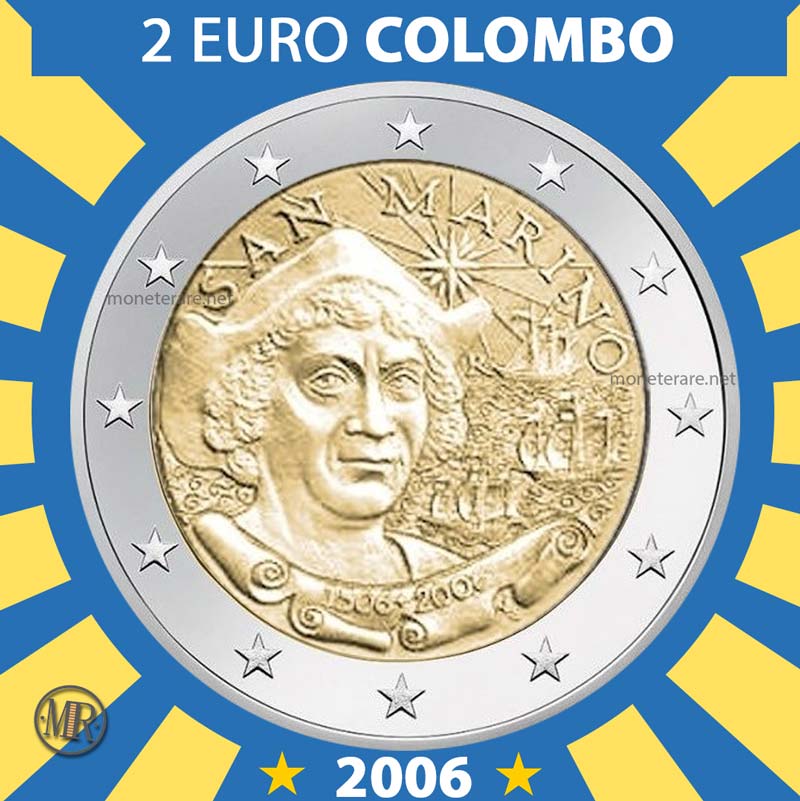 2 Euro San Marino 2006 Colombo