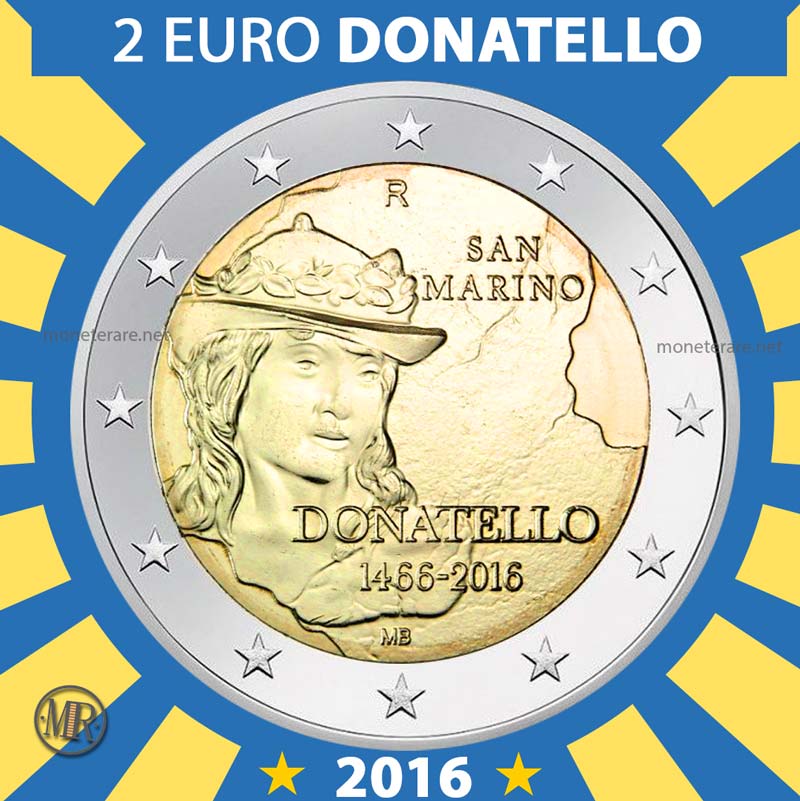 2 Euro San Marino 2016 Donatello