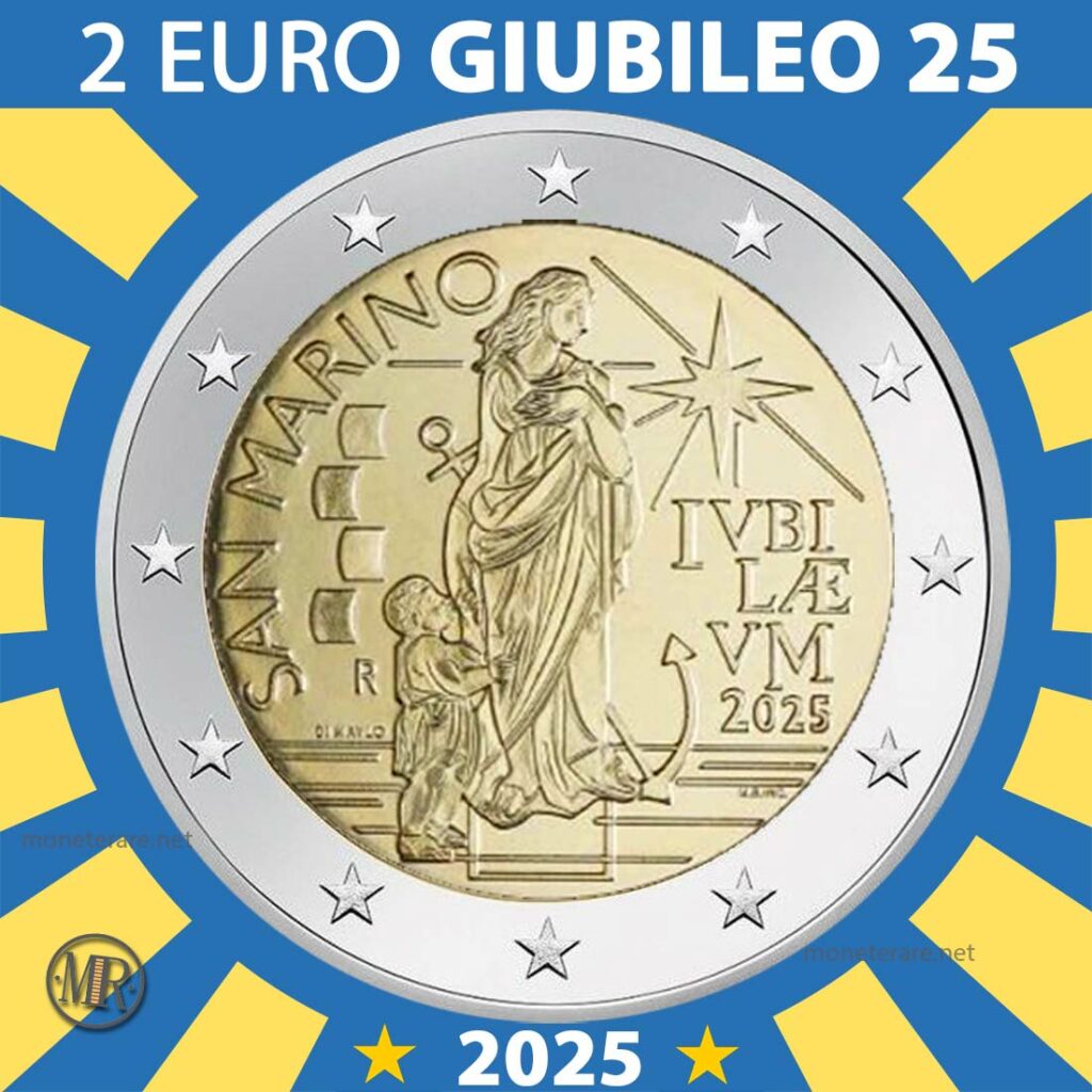 2 Euro San Marino 2025 Giubileo