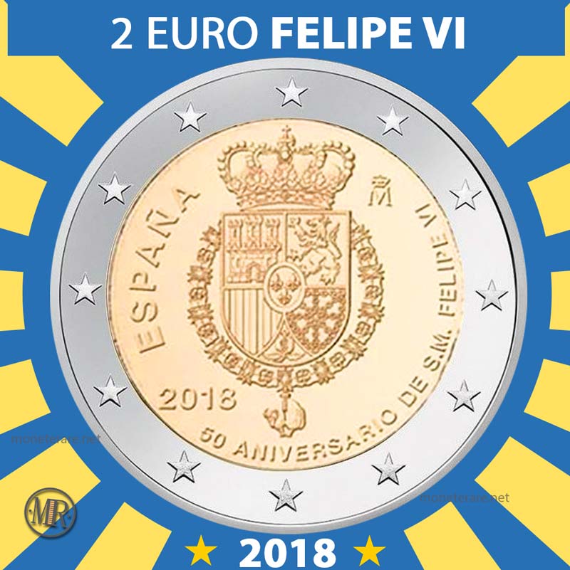 2 Euro Spagna 2018