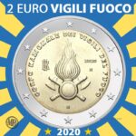 Moneta da 2 Euro commemorativi 2020 Vigili del fuoco