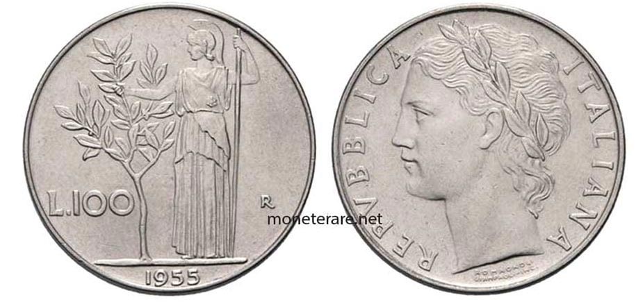 100 Lire 1955 Rare