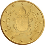 50 Cent Euro vatican 