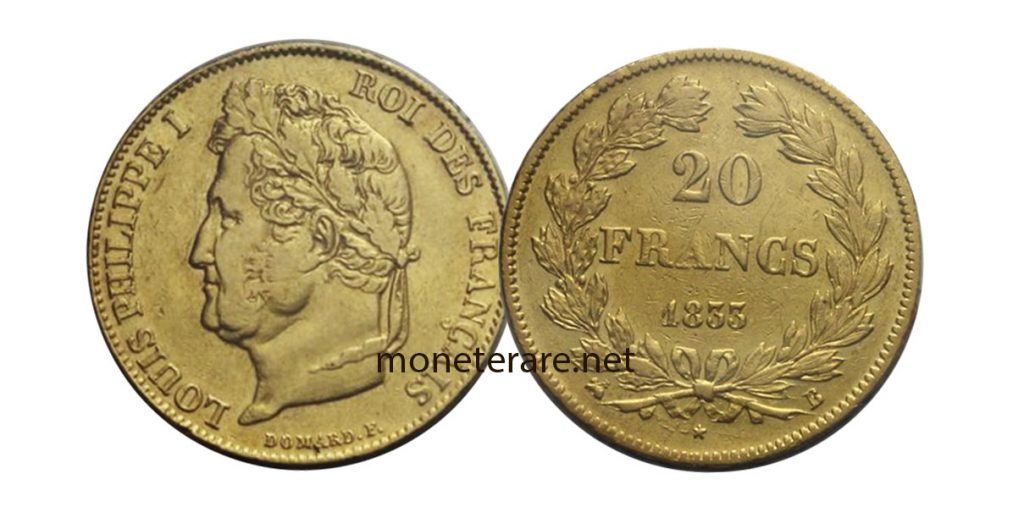 Marengo Filippo Luigi I - 20 franchi oro