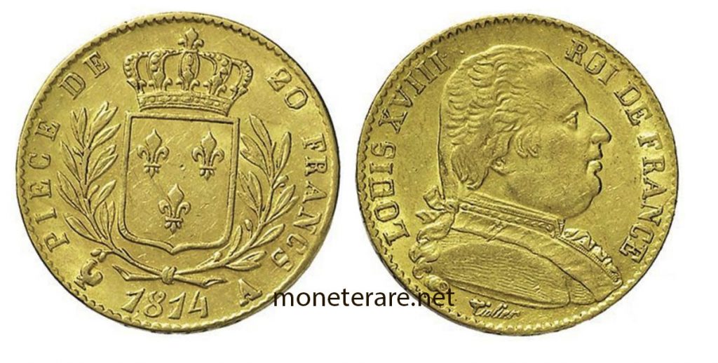 Marengo luigi XVIII - 20 Franchi Oro