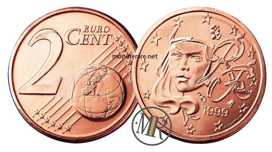 2 Centesimi Euro Francia