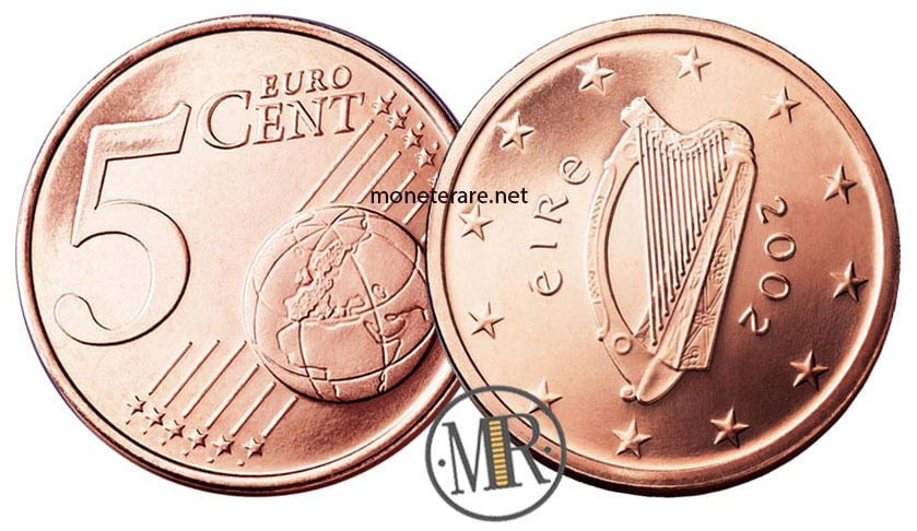 5 Centesimi Euro Irlandesi