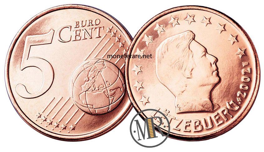 5 Centesimi Euro Lussemburgo