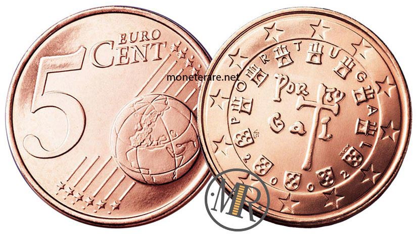 5 Centesimi euro portogallo