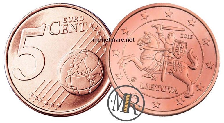 5 Centesimi Euro Lituania