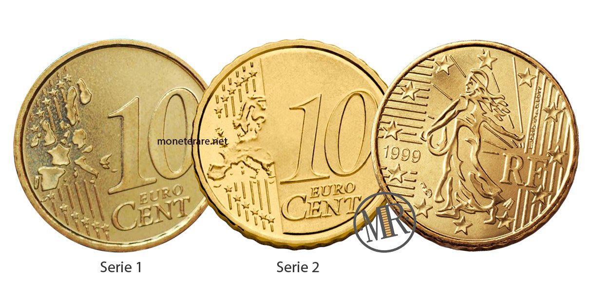 10 Centesimi Francia Prima e Seconda serie 10 Centesimi Francia Prima e Seconda serie