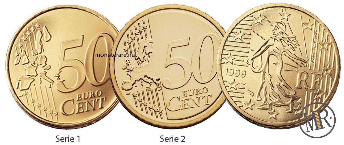 50 Centesimi Francia Prima e Seconda serie 50 Centesimi Francia Prima e Seconda serie
