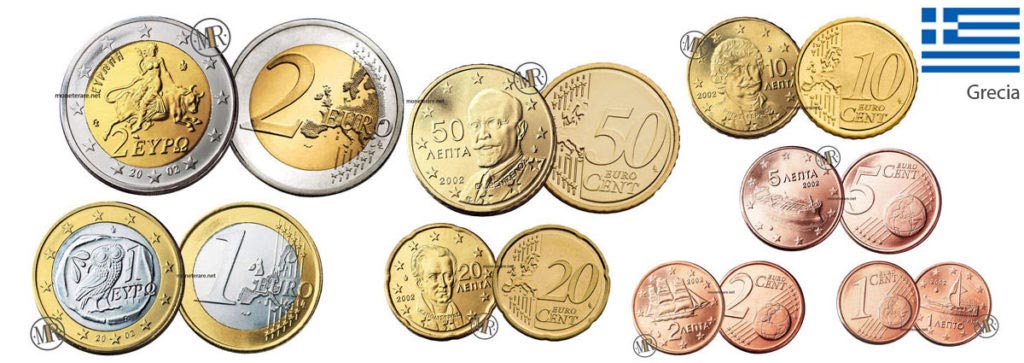 Greek Euro Coins Info Images And Specifications Moneterare Net