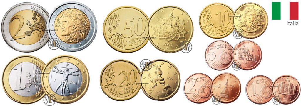 monete euro italia