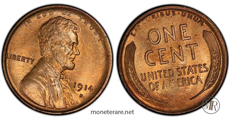 most valuable pennies 1914 S Lincoln-Penny 1 dollar cent coin