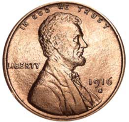 Most Valuable Pennies 1916 Wheat Penny 1 dollar cent coin