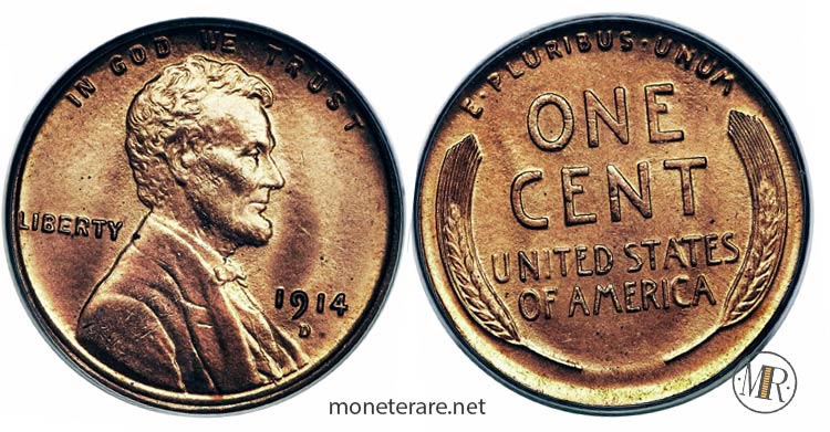 monete-americane-rare-Centesimo-dollari-rari-1914-D-Lincoln-Penny-most-valuable-pennies