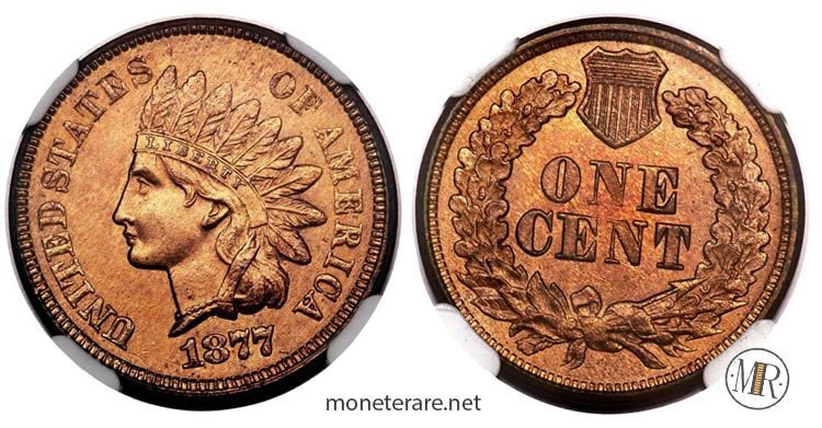 most valuable pennies 1877 indian Head Penny 1 dollar cent coin