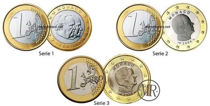 1 Euro Monaco Coins