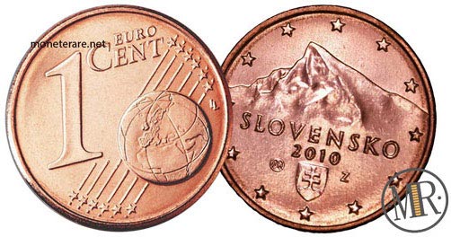 1 Centesimo Euro Slovacchia