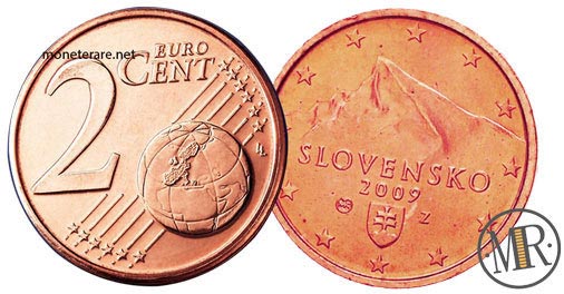 2 Cents Slovakia Euro Coins
