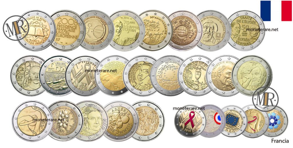 2 Euro Commemorative France Value Of French 2 Euro Coins