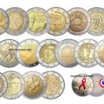 Collezione Di Monete Francesi: 10 Monete Della Repubblica, 1959-2002 - Italia - Foto 14