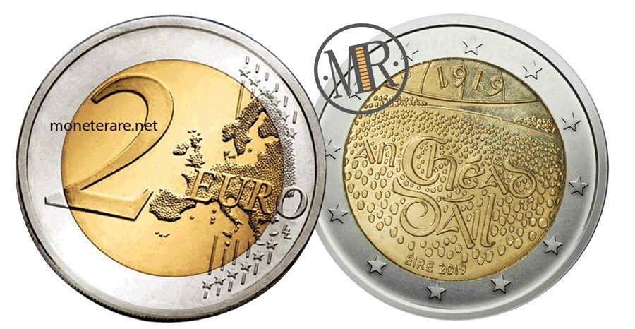 2 Euro Commemorativi Irlandesi 2019 Dáil Éireann