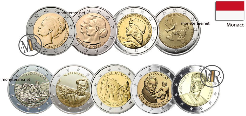 2 Euro Commemorativi Monaco