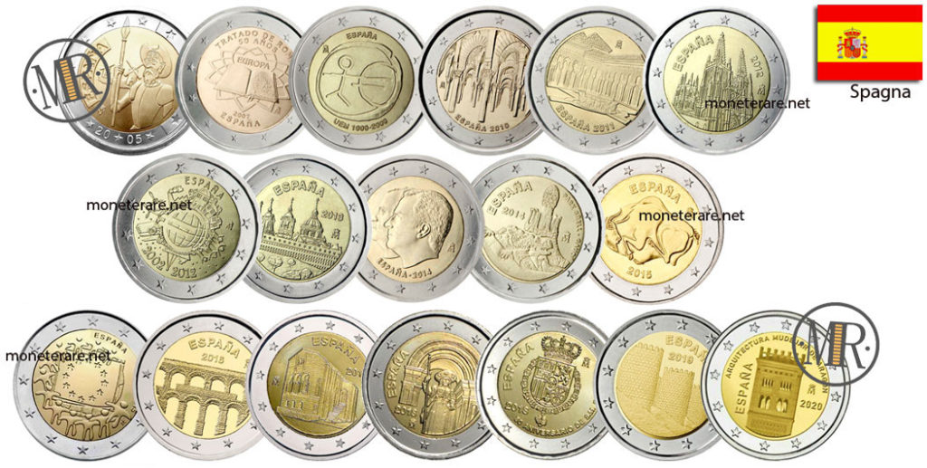 2 Euro Commemorativi Spagna