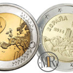 2 Euro Commemorativi Spagna 2014 Parco Güell