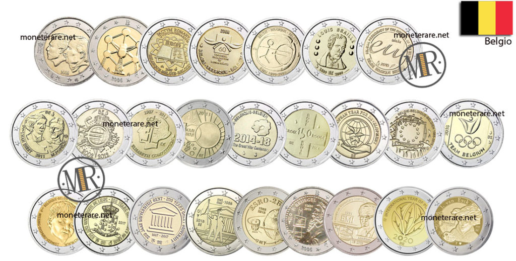 2 Euro Commemorativi Belgio