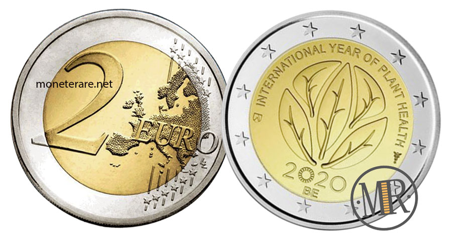 2 Euro Commemorativi Belgio 2020 Salute delle Piante