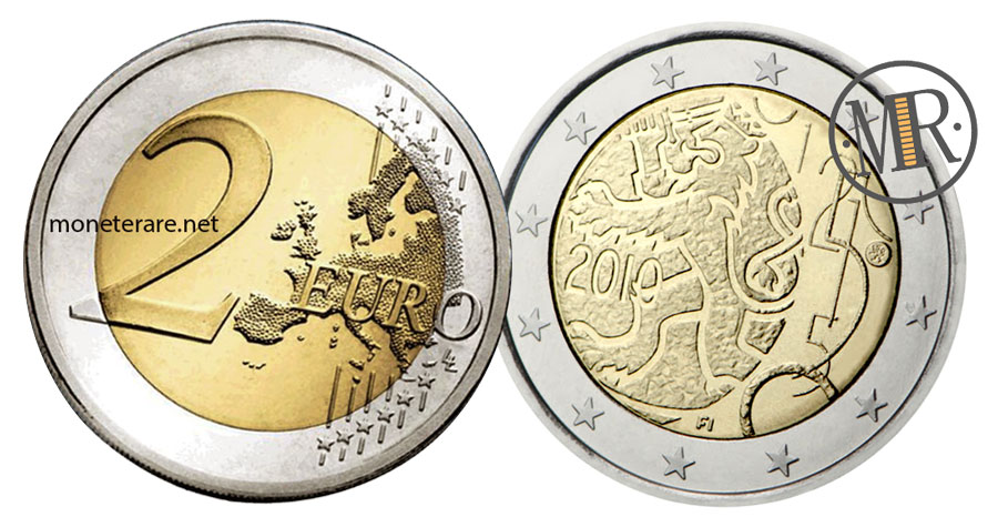 2 Euro Commemorativi Finlandia 2010 - Moneta Finlandese