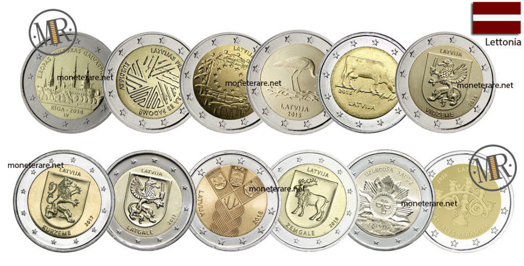 2 Euro Commemorativi Lettonia