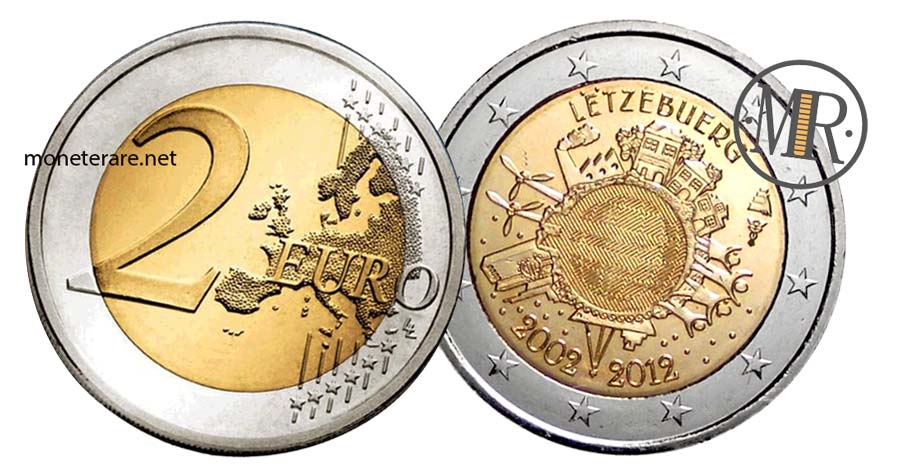 2 Euro  Lussemburgo 2012 moneta Commemorativi per l'EURO