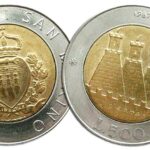 500 Lire Bimetalliche San Marino 1987 Stemma