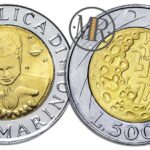 500 Lire San Marino Bimetalliche 1999 Il Cielo Odierno