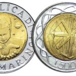 500 Lire San Marino Bimetalliche 2000 Il Lavoro