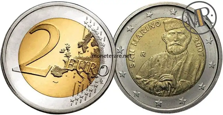 2 Euro San Marino 2007 Giuseppe Garibaldi