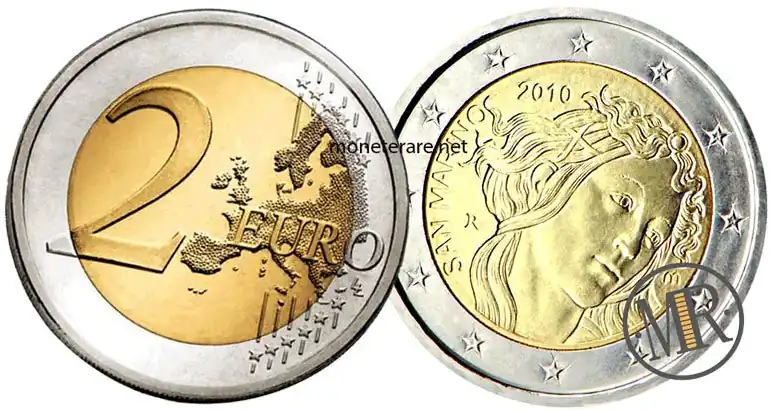 2 Euro San Marino 2010 Botticelli